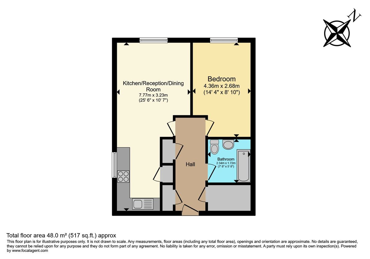 Квартира в Лондоне, Великобритания, 48 м² - фото 19