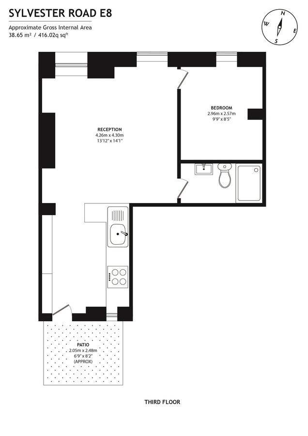 Квартира в Лондоне, Великобритания, 39 м² - фото 19
