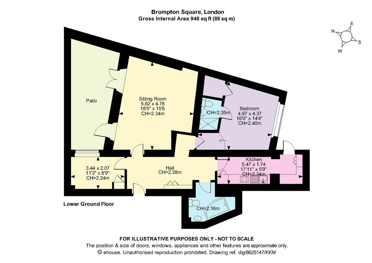 Квартира в Лондоне, Великобритания, 88 м² - фото 19