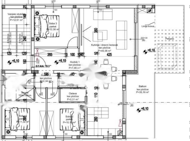 Квартира в Опатии, Хорватия, 176 м² - фото 7