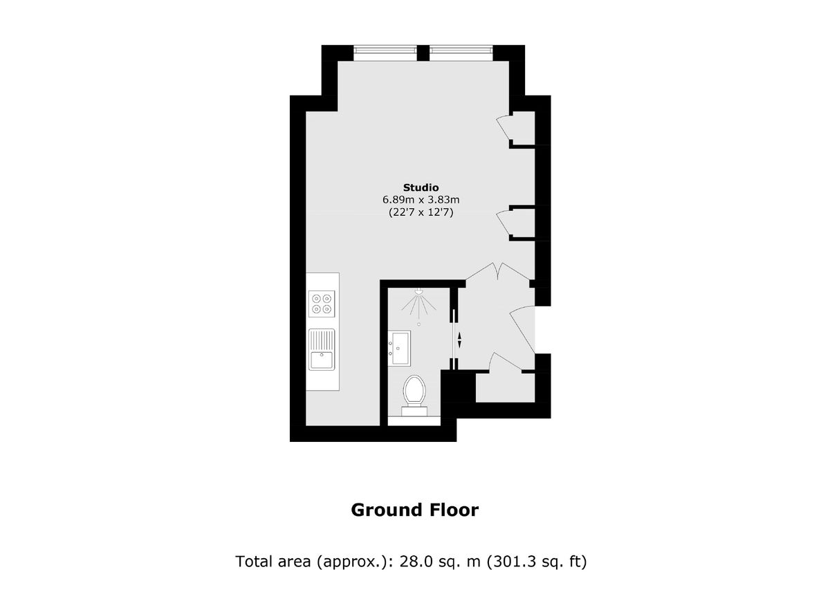 Квартира в Лондоне, Великобритания, 28 м² - фото 8