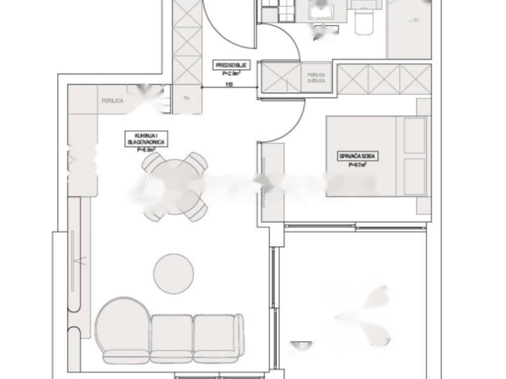 Квартира в Опатии, Хорватия, 68 м² - фото 11