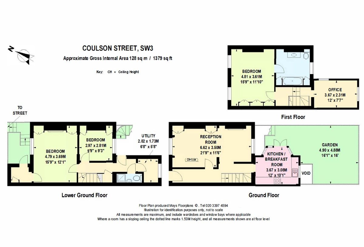 Квартира в Лондоне, Великобритания, 128 м² - фото 12