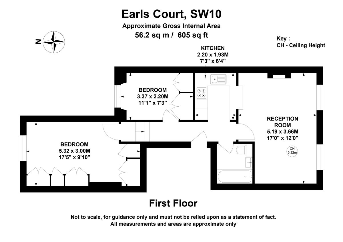Квартира в Лондоне, Великобритания, 56 м² - фото 12