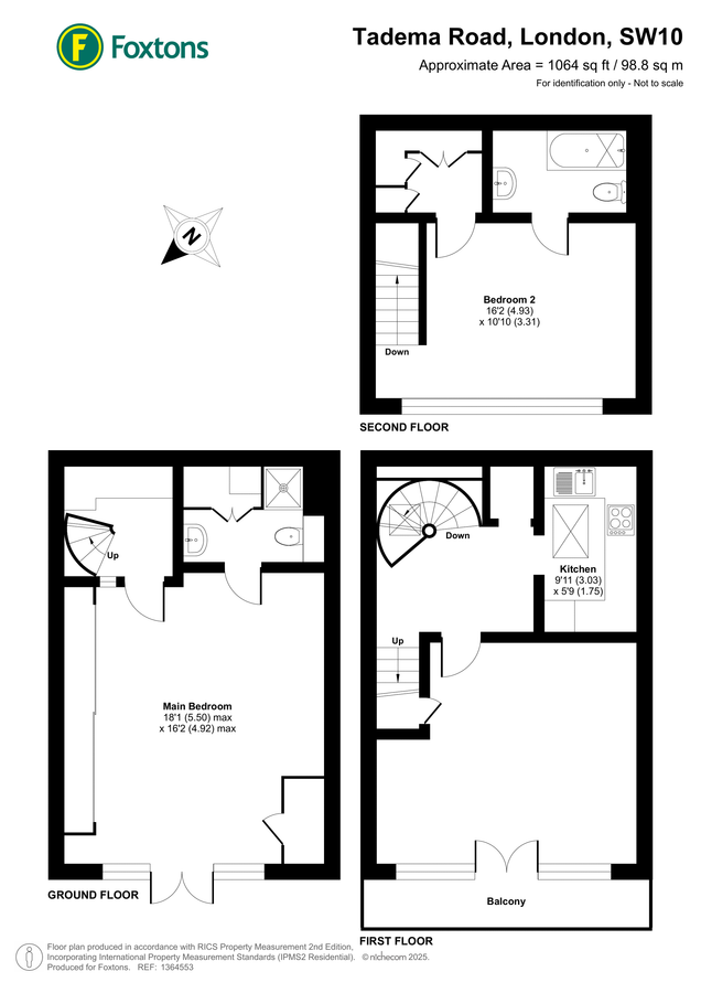 Квартира в Лондоне, Великобритания, 99 м² - фото 12