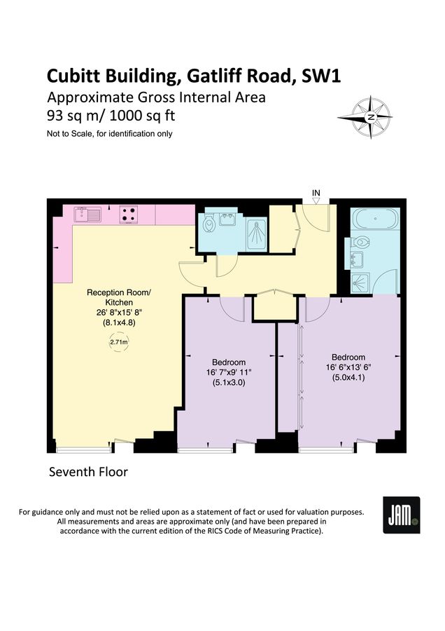 Квартира в Лондоне, Великобритания, 93 м² - фото 16
