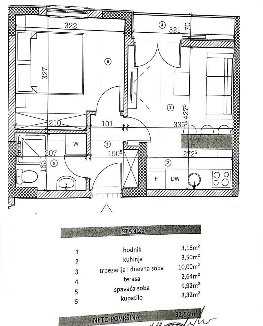 Квартира в Тивате, Черногория, 33 м² - фото 8