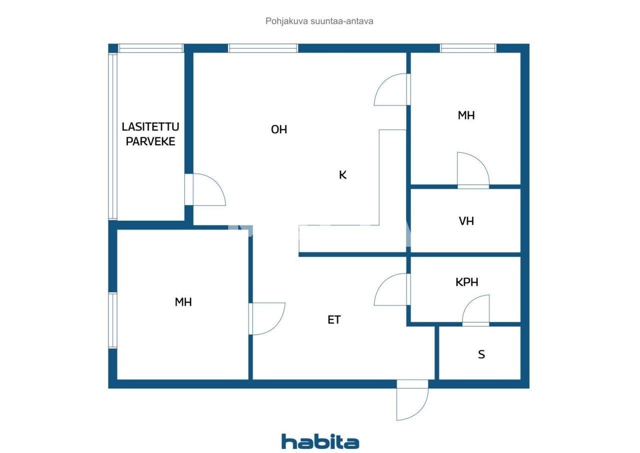 Апартаменты в Лаппеенранте, Финляндия, 75.5 м² - фото 2