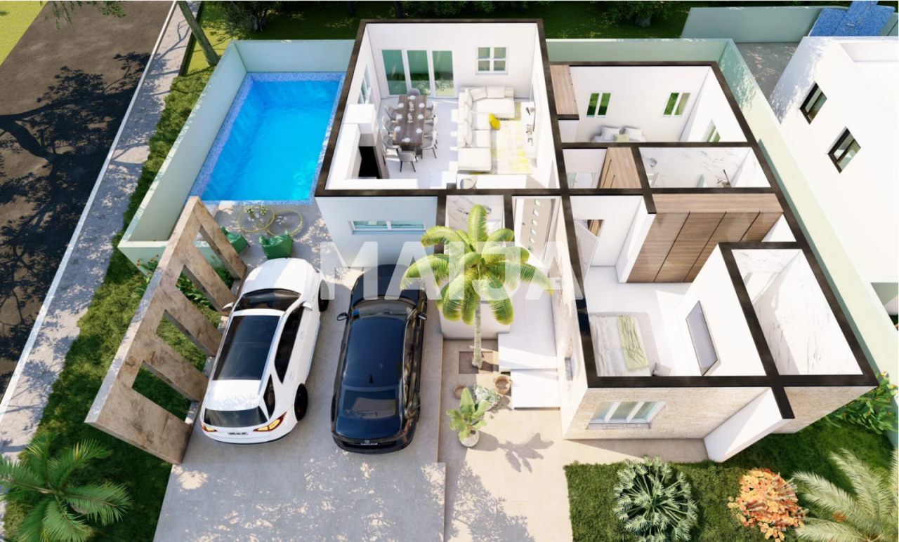 Дом в Кабарете, Доминиканская Республика, 152.22 м² - фото 7