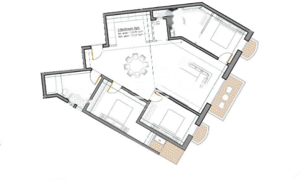 Квартира в Таршине, Мальта, 128 м² - фото 1