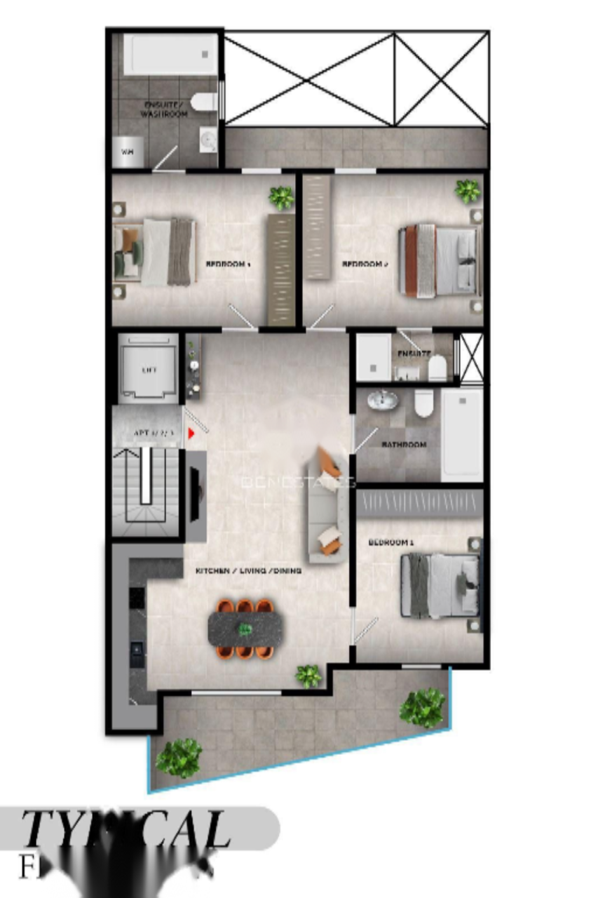 Квартира в Бирзеббудже, Мальта, 125 м² - фото 1