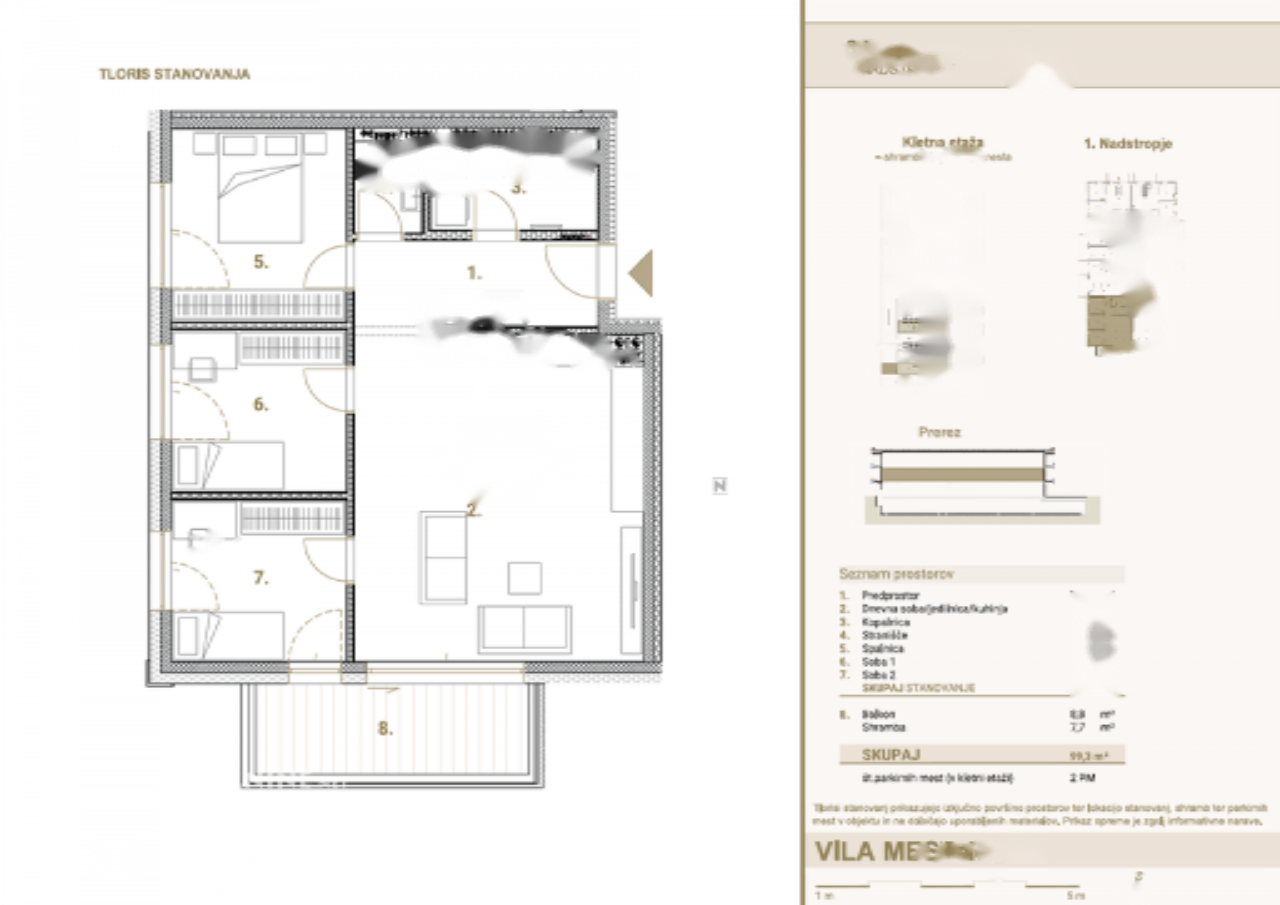 Квартира в Любляне, Словения, 99 м² - фото 2