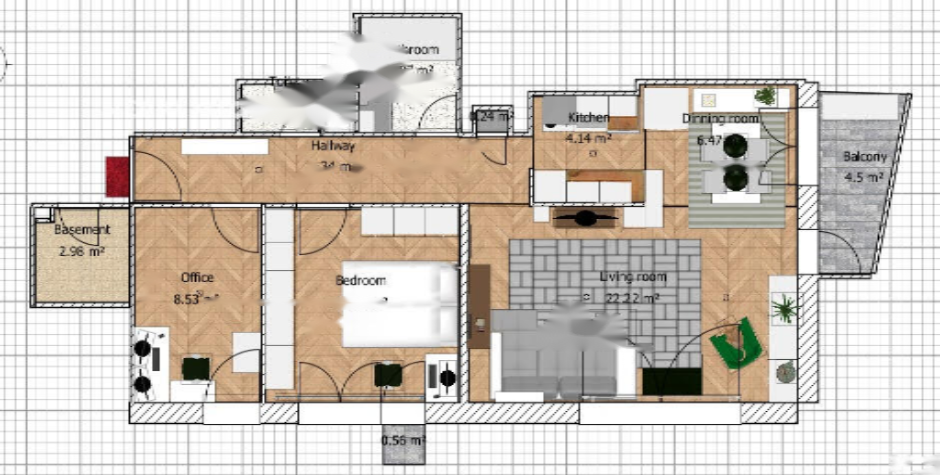 Квартира в Любляне, Словения, 73 м² - фото 9