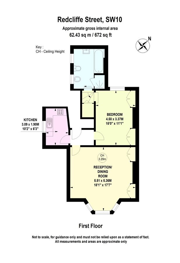 Квартира в Лондоне, Великобритания, 62 м² - фото 9