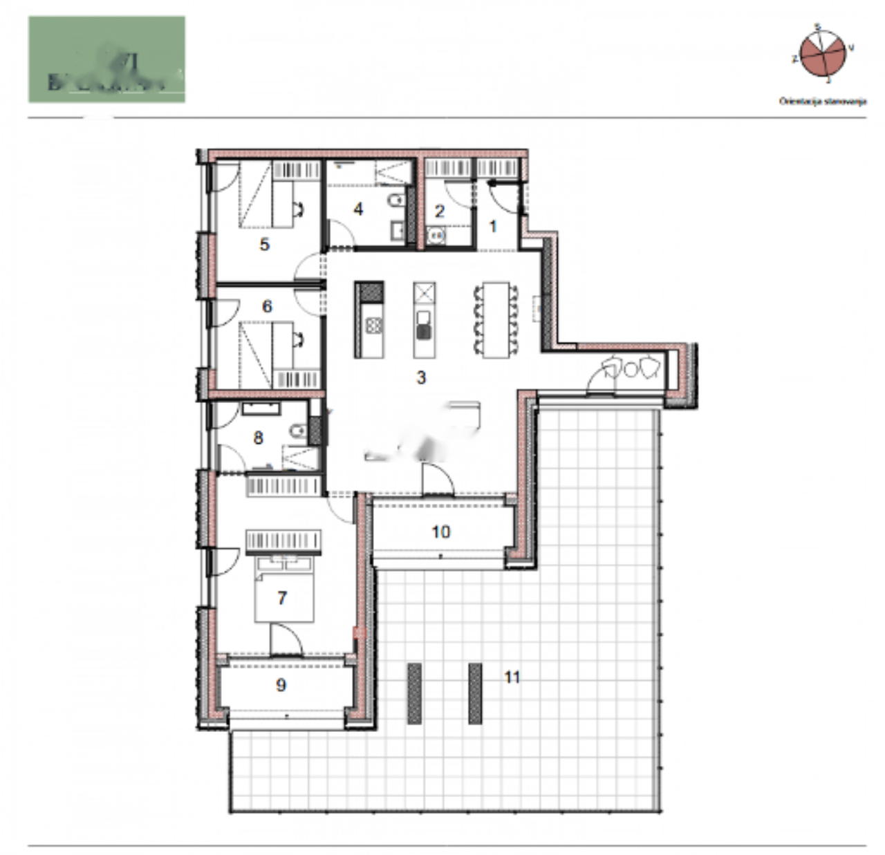 Квартира в Любляне, Словения, 243 м² - фото 15