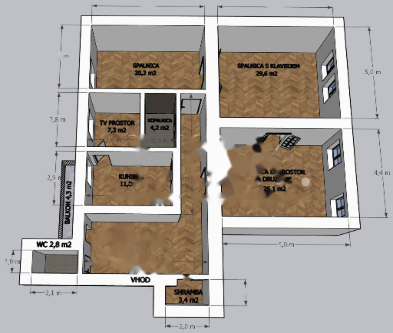 Квартира в Любляне, Словения, 158 м² - фото 15