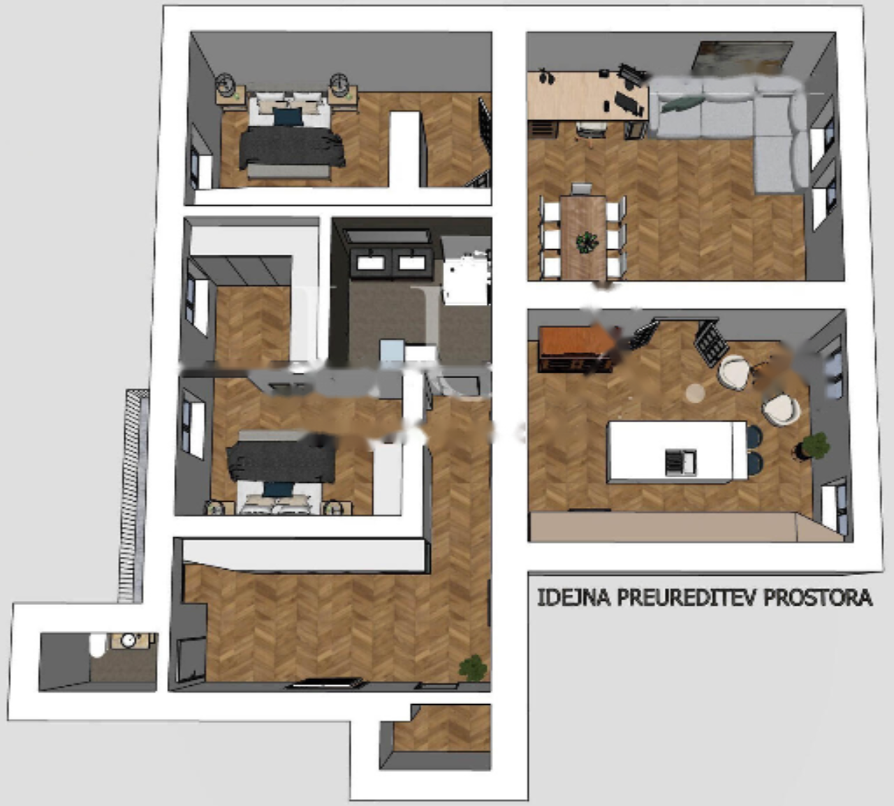 Квартира в Любляне, Словения, 158 м² - фото 16