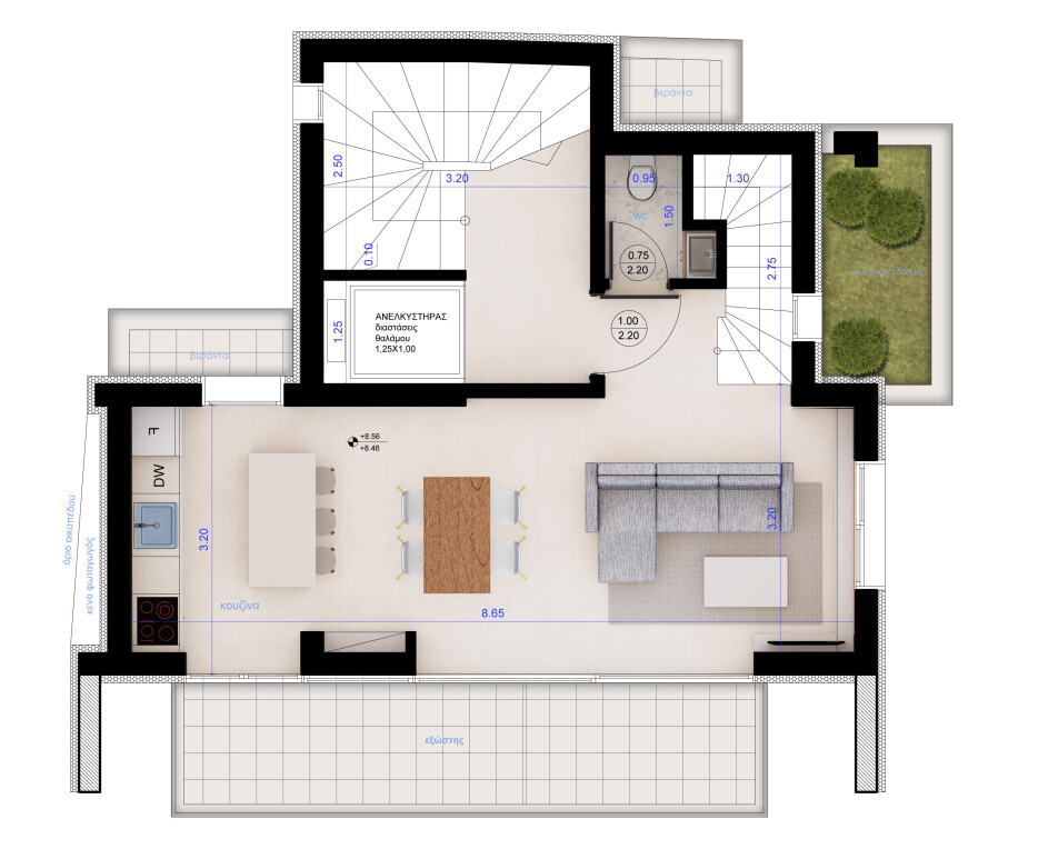 Мезонет в Салониках, Греция, 113 м² - фото 3