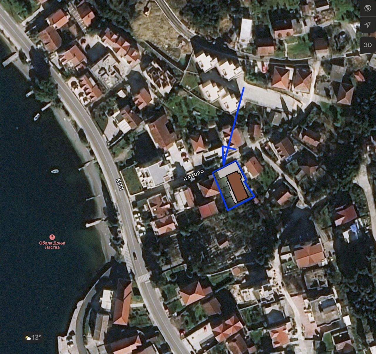 Земля в Тивате, Черногория, 410 м² - фото 2