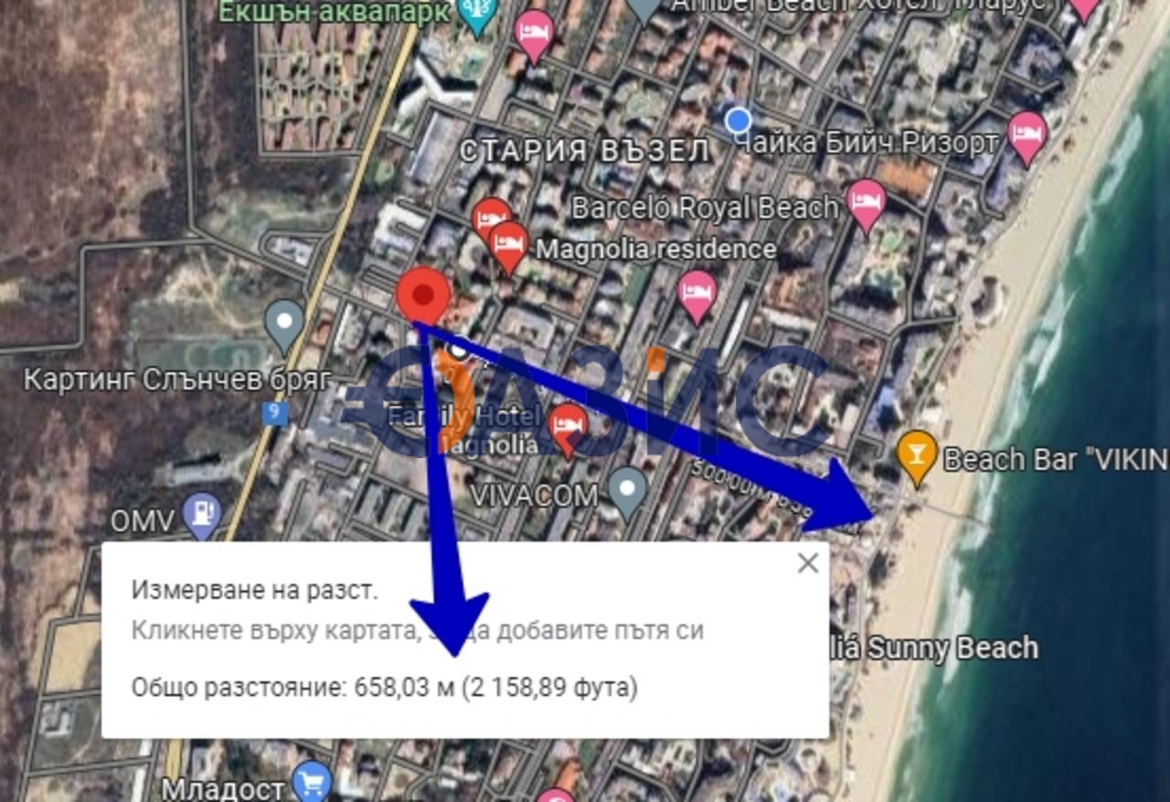 Апартаменты на Солнечном берегу, Болгария, 33 м² - фото 18