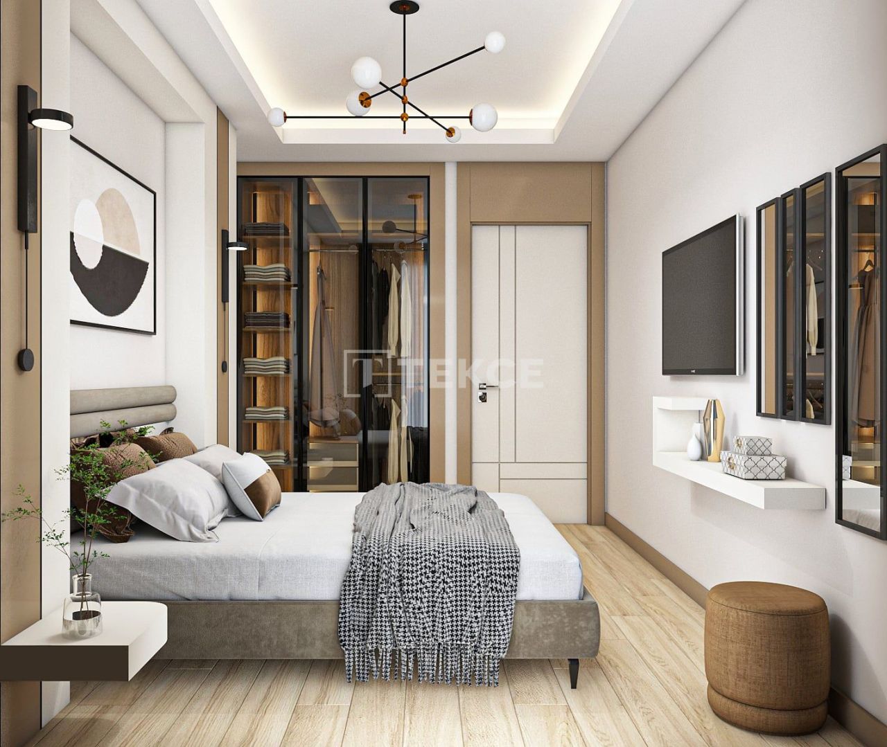 Апартаменты в Анталии, Турция, 59 м² - фото 13