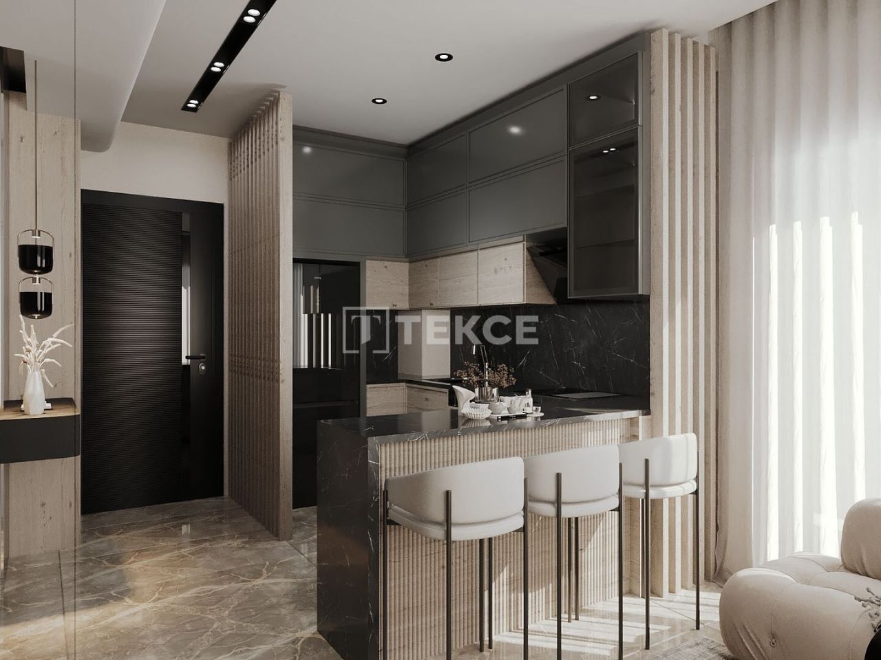 Апартаменты в Анталии, Турция, 59 м² - фото 13