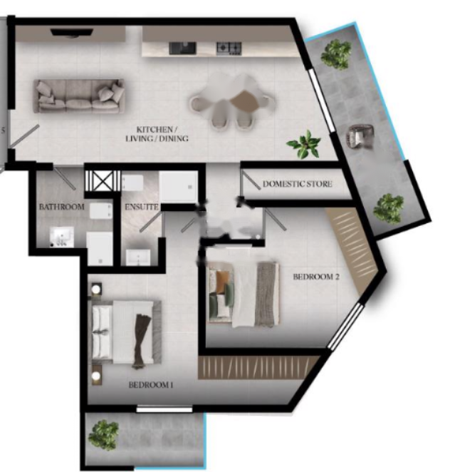 Квартира в Корми, Мальта, 97 м² - фото 3