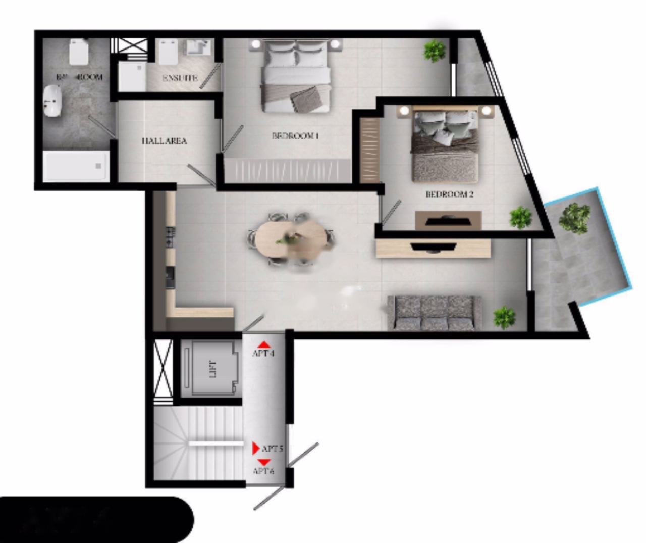 Квартира в Корми, Мальта, 91 м² - фото 3