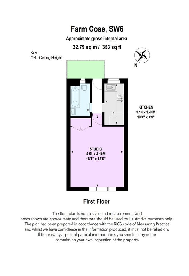 Квартира в Лондоне, Великобритания, 33 м² - фото 8