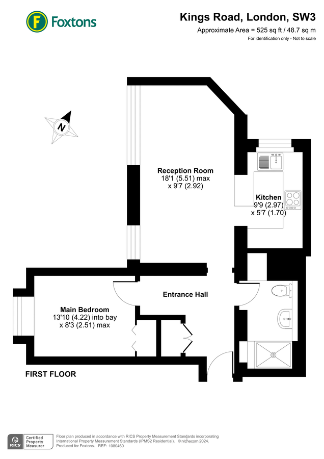 Квартира в Лондоне, Великобритания, 49 м² - фото 9