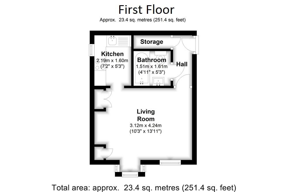 Квартира в Лондоне, Великобритания, 23 м² - фото 10