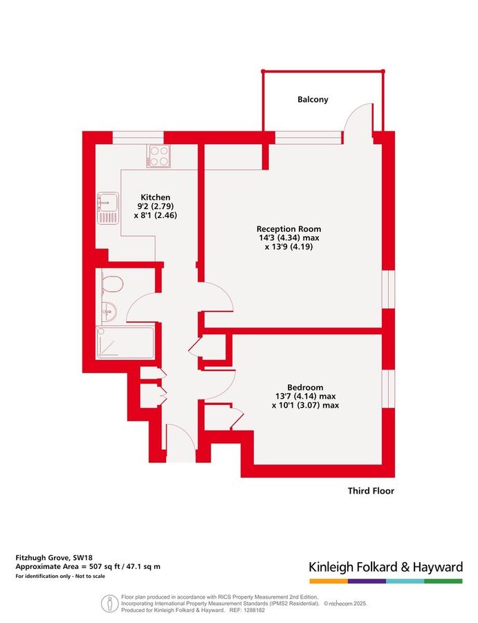 Квартира в Лондоне, Великобритания, 47 м² - фото 13