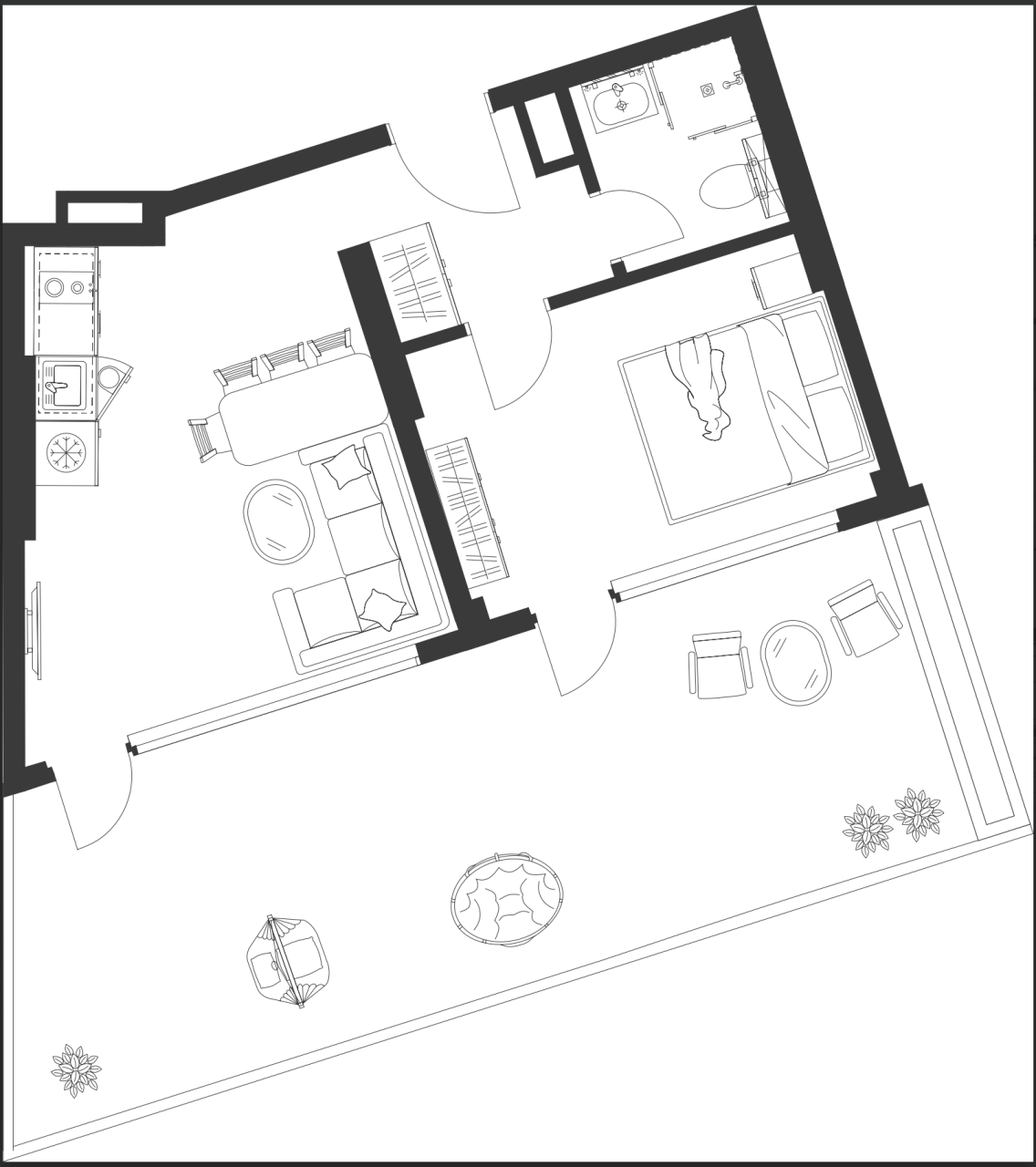 Квартира в Батуми, Грузия, 63.1 м² - фото 2