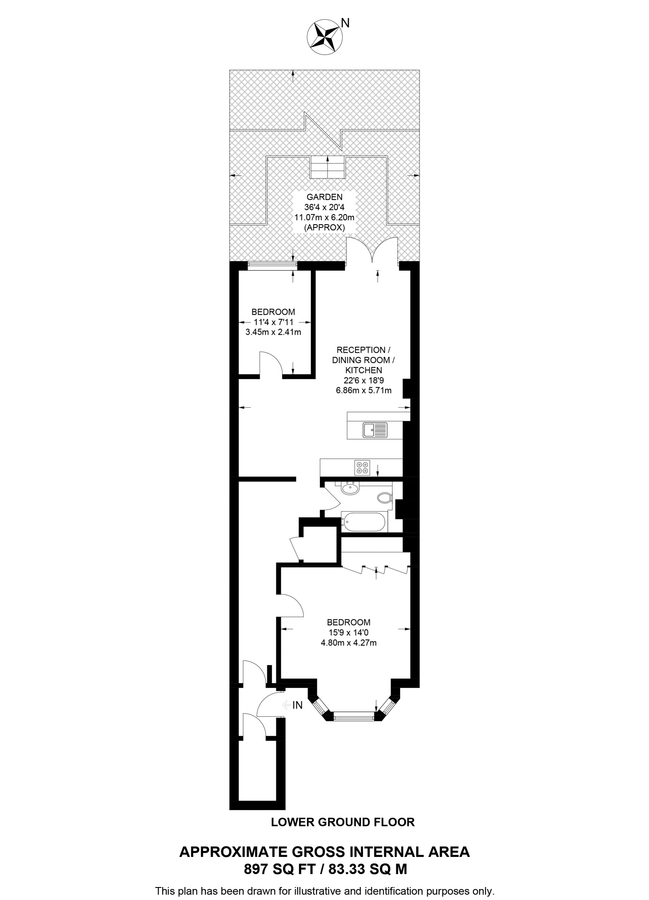 Квартира в Лондоне, Великобритания, 83 м² - фото 13