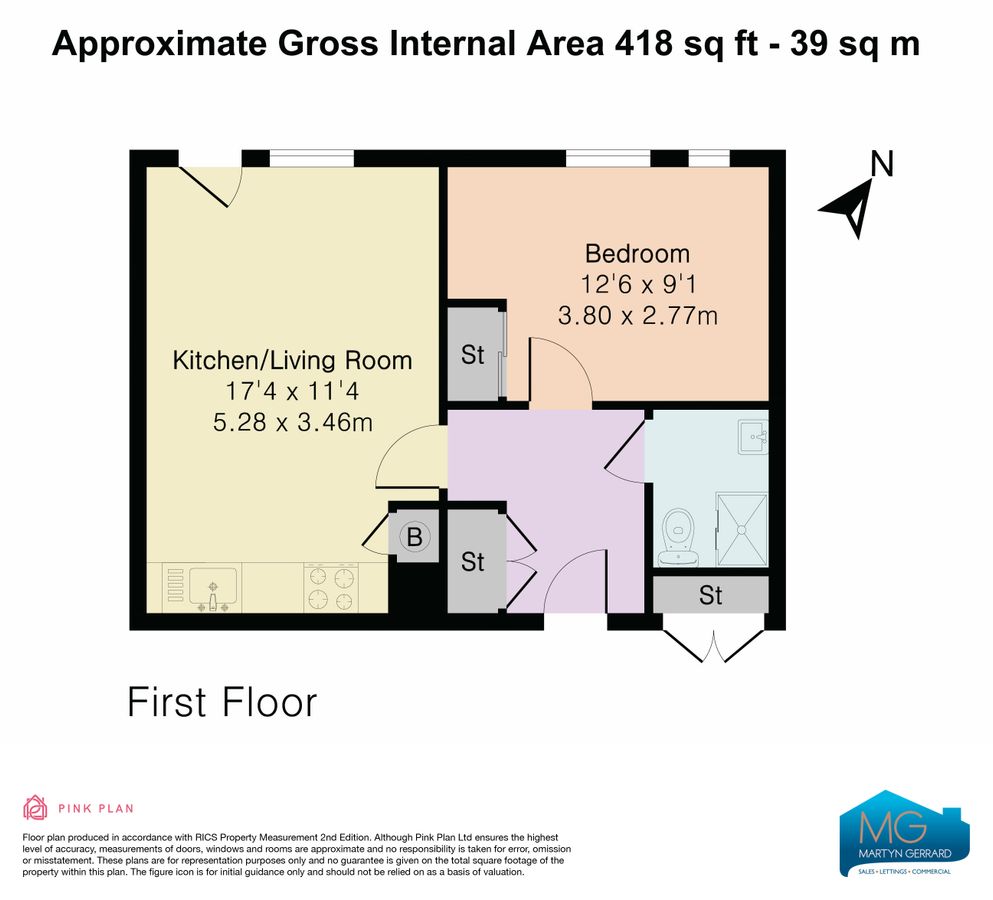 Квартира в Лондоне, Великобритания, 39 м² - фото 18