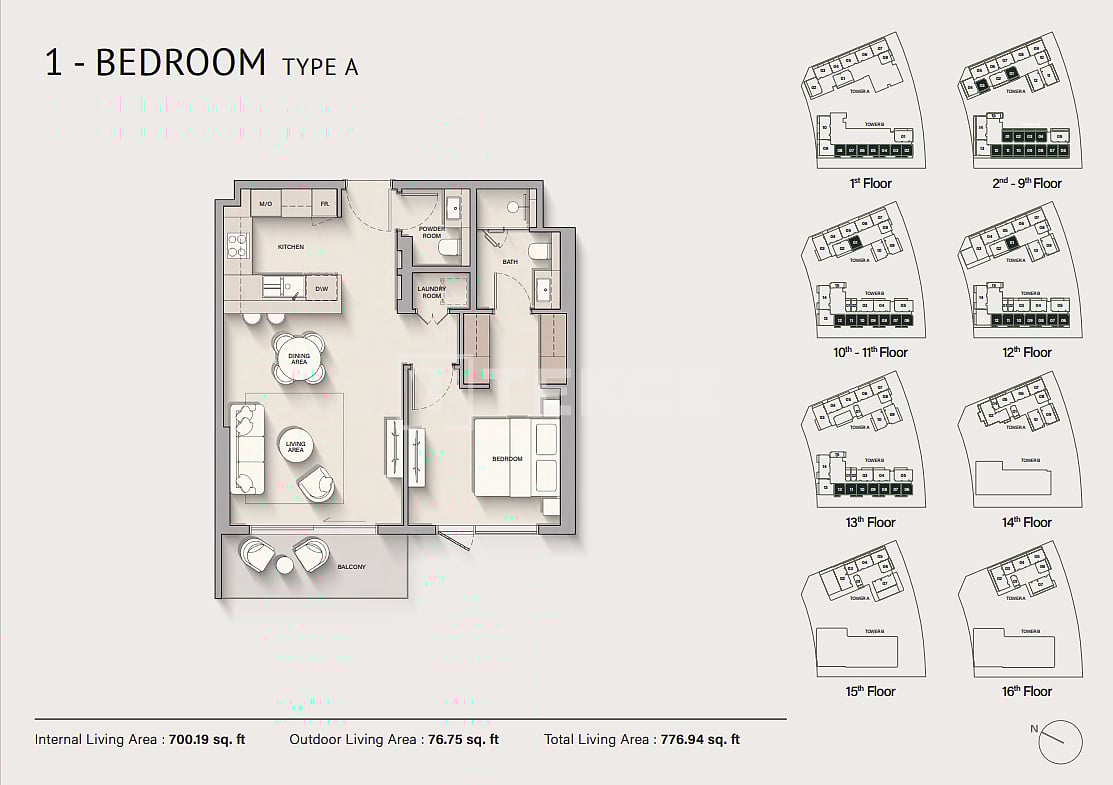 Пентхаус в Дубае, ОАЭ, 285 м² - фото 8