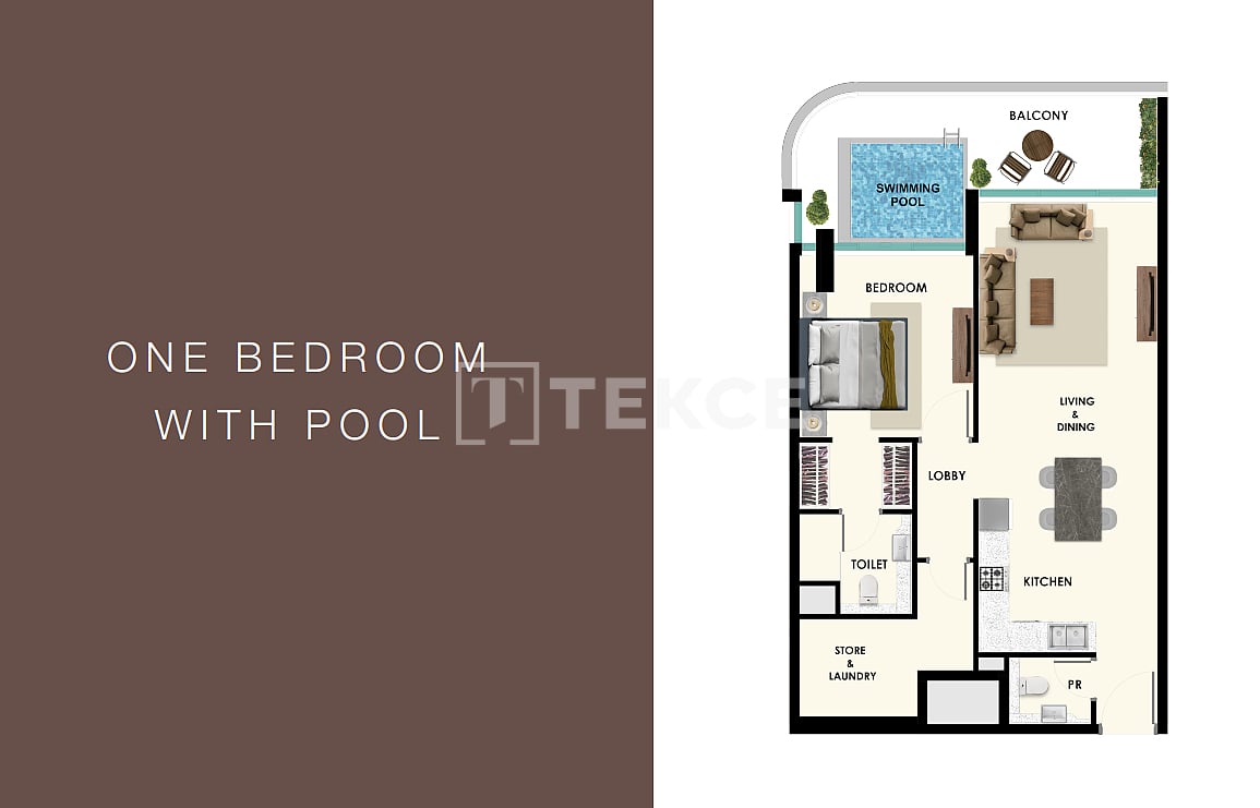 Апартаменты Мохаммед Бин Рашид Сити, ОАЭ, 94 м² - фото 14