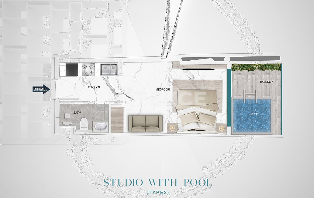 Апартаменты Маджан, ОАЭ, 75 м² - фото 15