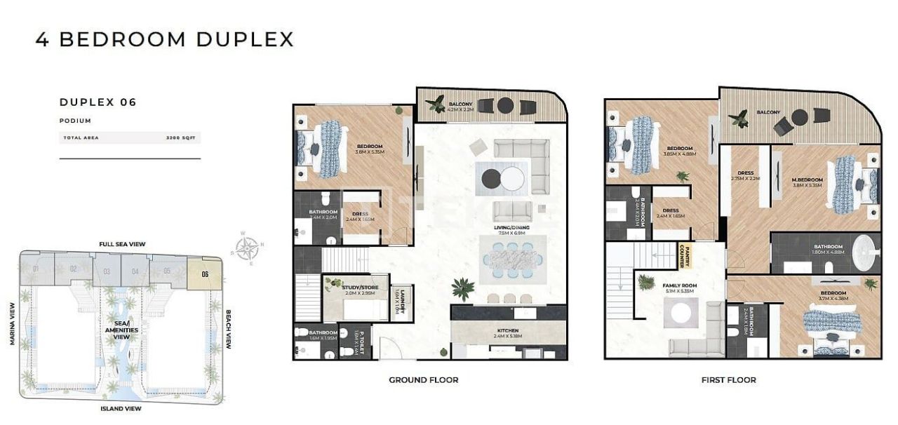 Апартаменты в Дубае, ОАЭ, 260 м² - фото 19