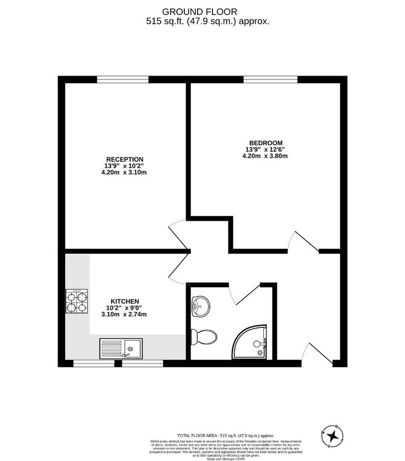 Квартира в Лондоне, Великобритания, 48 м² - фото 9