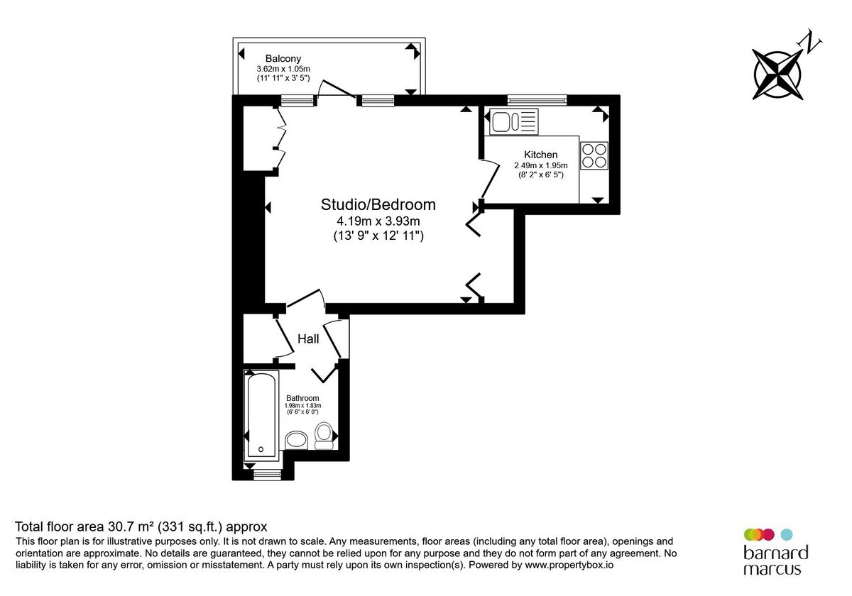 Квартира в Лондоне, Великобритания, 31 м² - фото 10