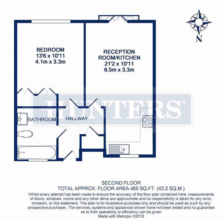 Квартира в Лондоне, Великобритания, 43 м² - фото 13