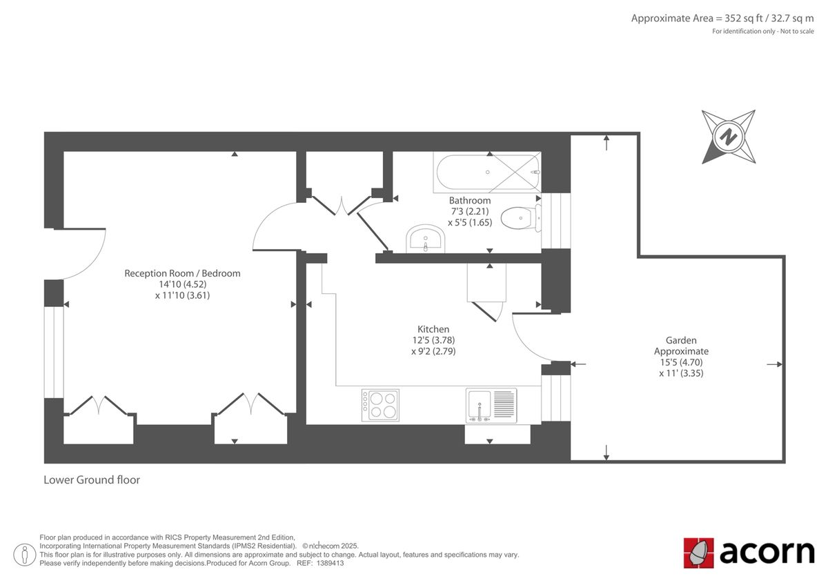 Квартира в Лондоне, Великобритания, 33 м² - фото 15