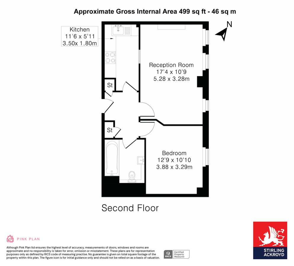 Квартира в Лондоне, Великобритания, 46 м² - фото 16