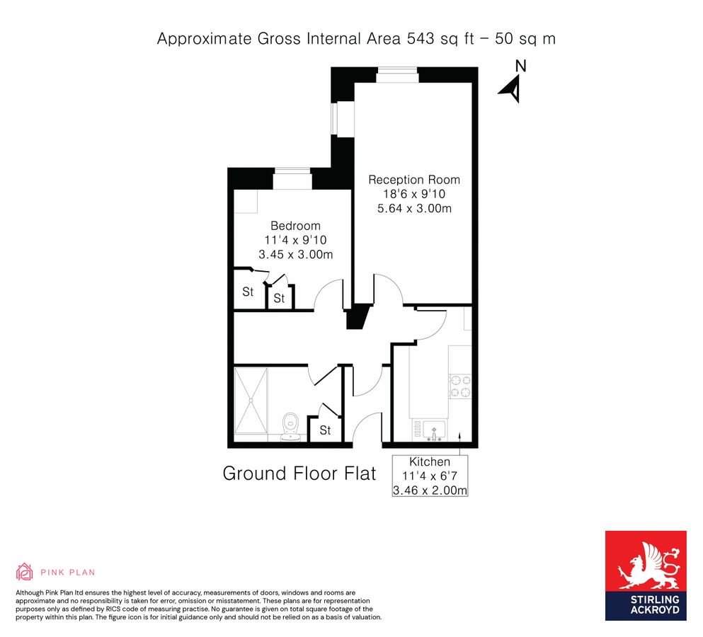 Квартира в Лондоне, Великобритания, 50 м² - фото 16