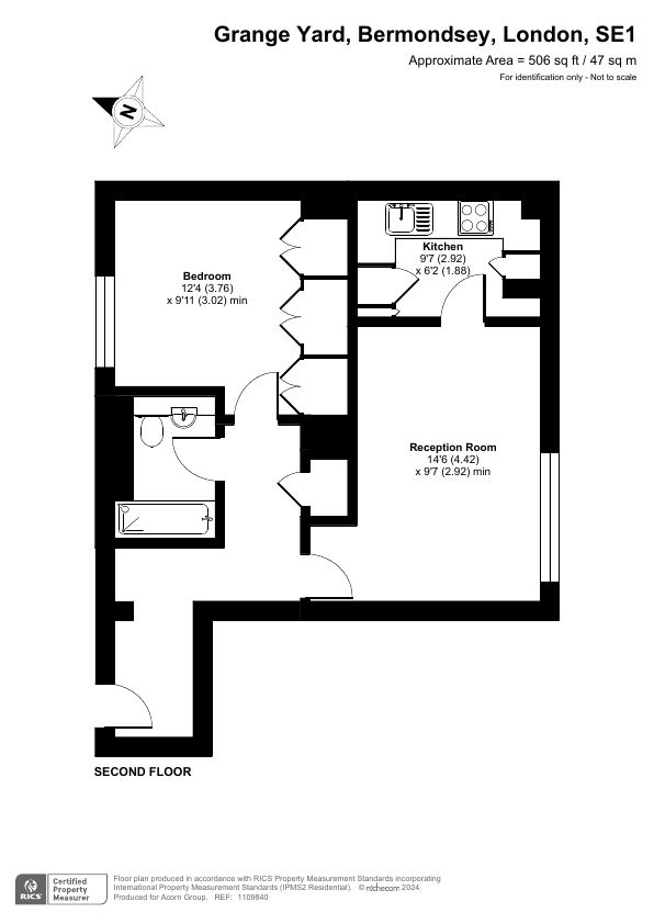 Квартира в Лондоне, Великобритания, 47 м² - фото 17