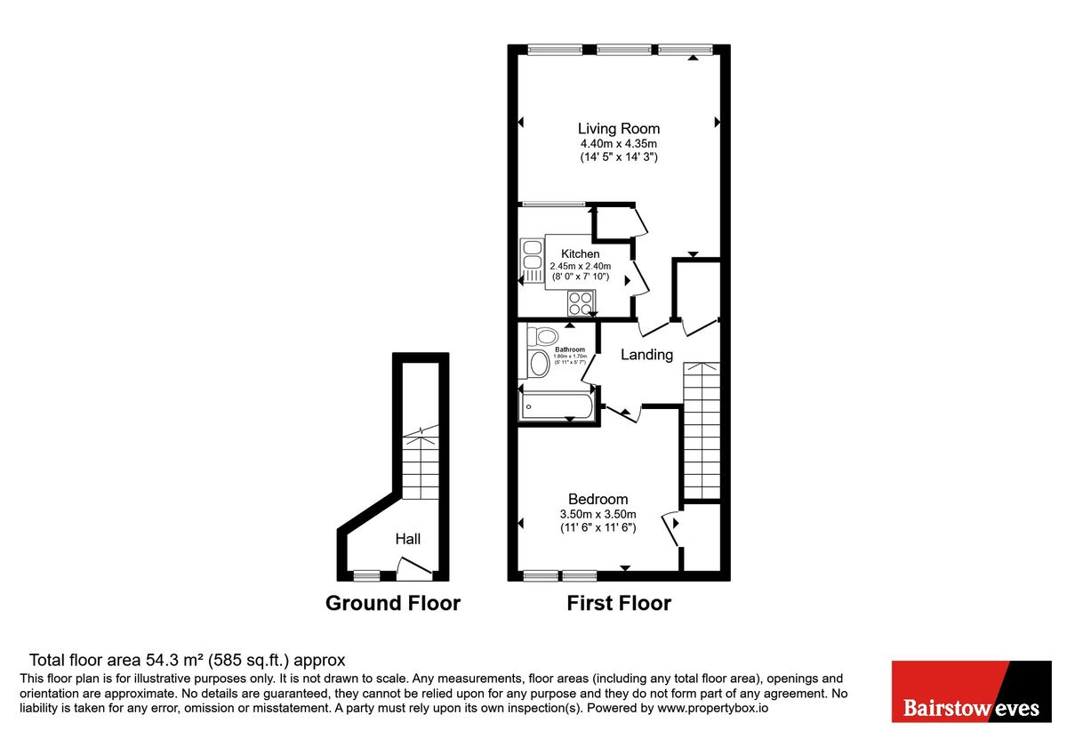 Квартира в Лондоне, Великобритания, 54 м² - фото 19