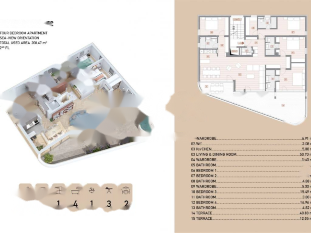 Квартира в Опатии, Хорватия, 208 м² - фото 3