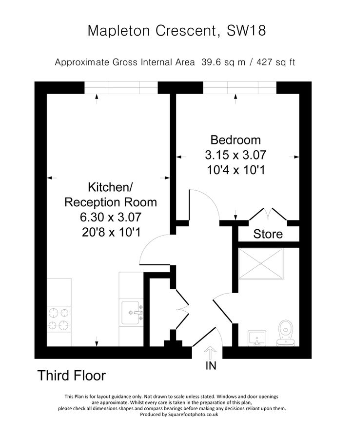 Квартира в Лондоне, Великобритания, 40 м² - фото 11