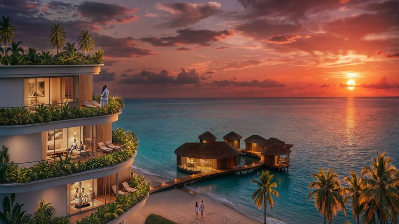 Отель, гостиница Мале, Мальдивы, 35 м² - фото 11